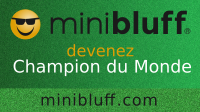 Linda joue au Minibluff